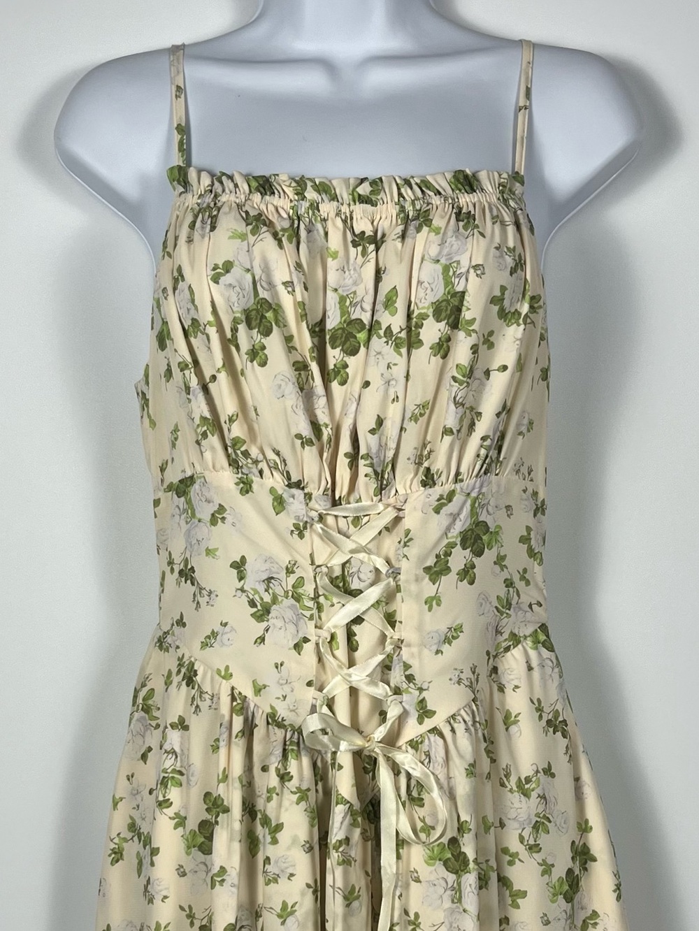 Scarlet Darkness Spring Victorian Pastoral Milkmaid Pockets Dress Medium NWT - Picture 4 of 9